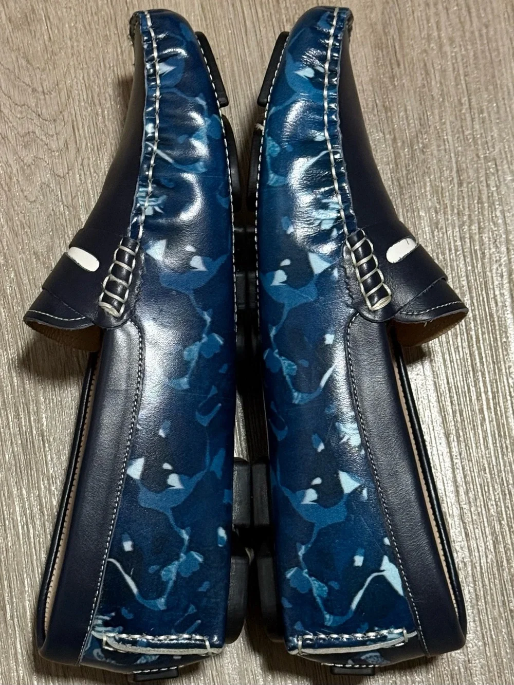 Robert Graham Realist Loafers Slip On Moccasin Shoe RG5420S Blue Men’s Size 8.5